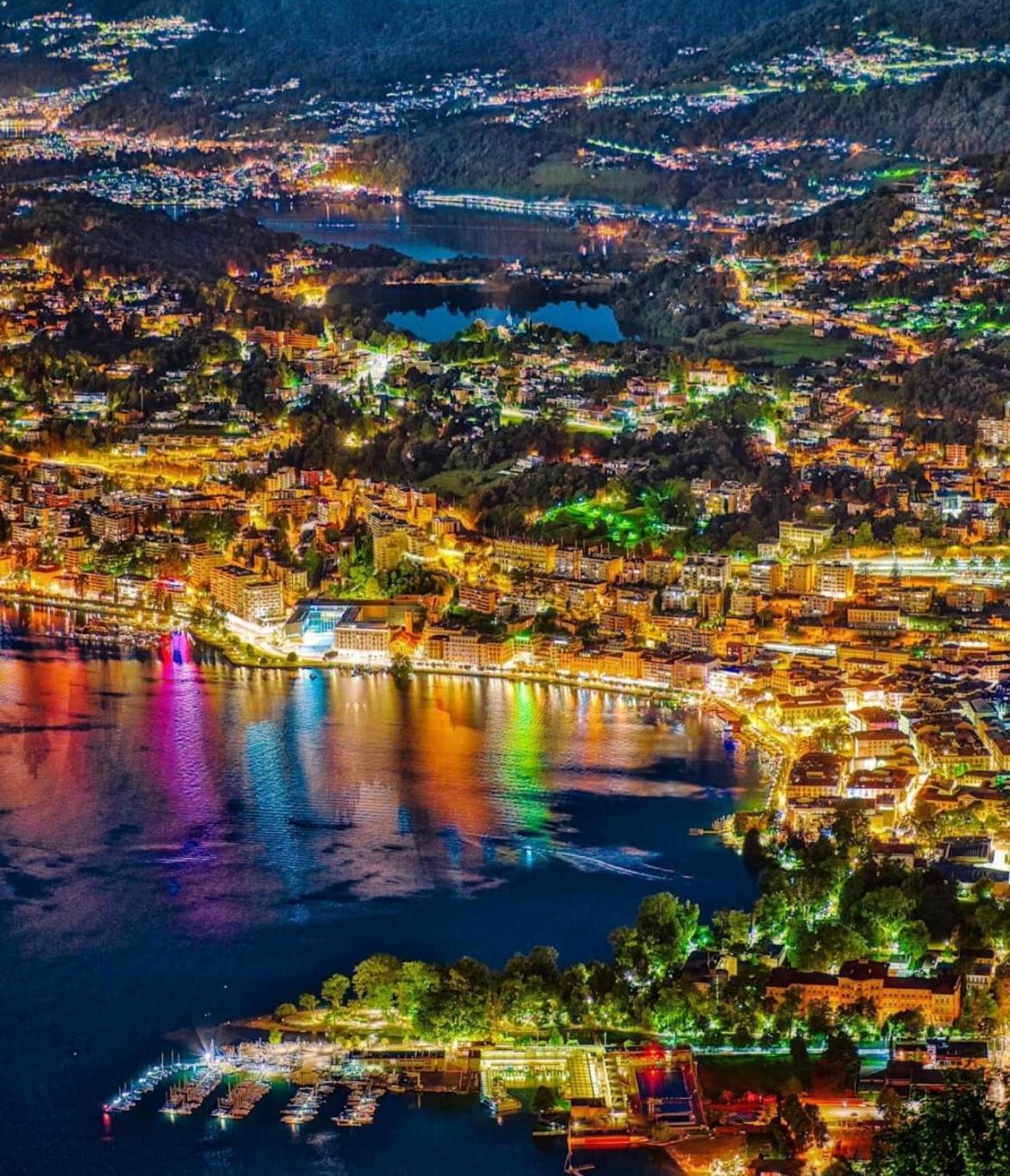 Violet Suite 5 Lugano City For 4 Guest -By Easylife Swiss Bagian luar foto